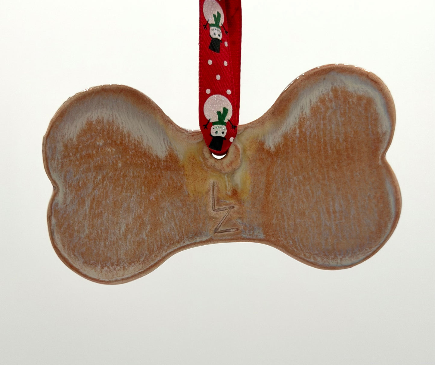 Pink Dog Bone Ornament