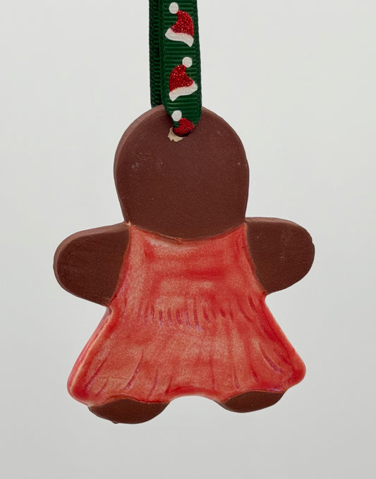 Mini Gingerbread Girl Ornament