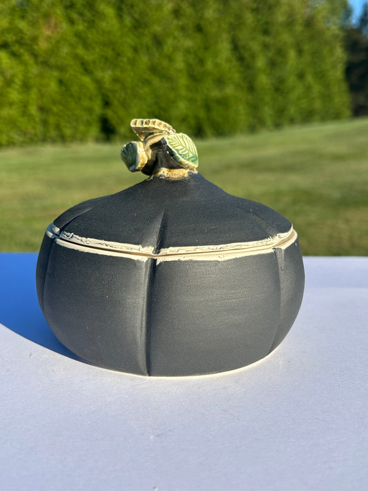 Velvet Pumpkin Jar